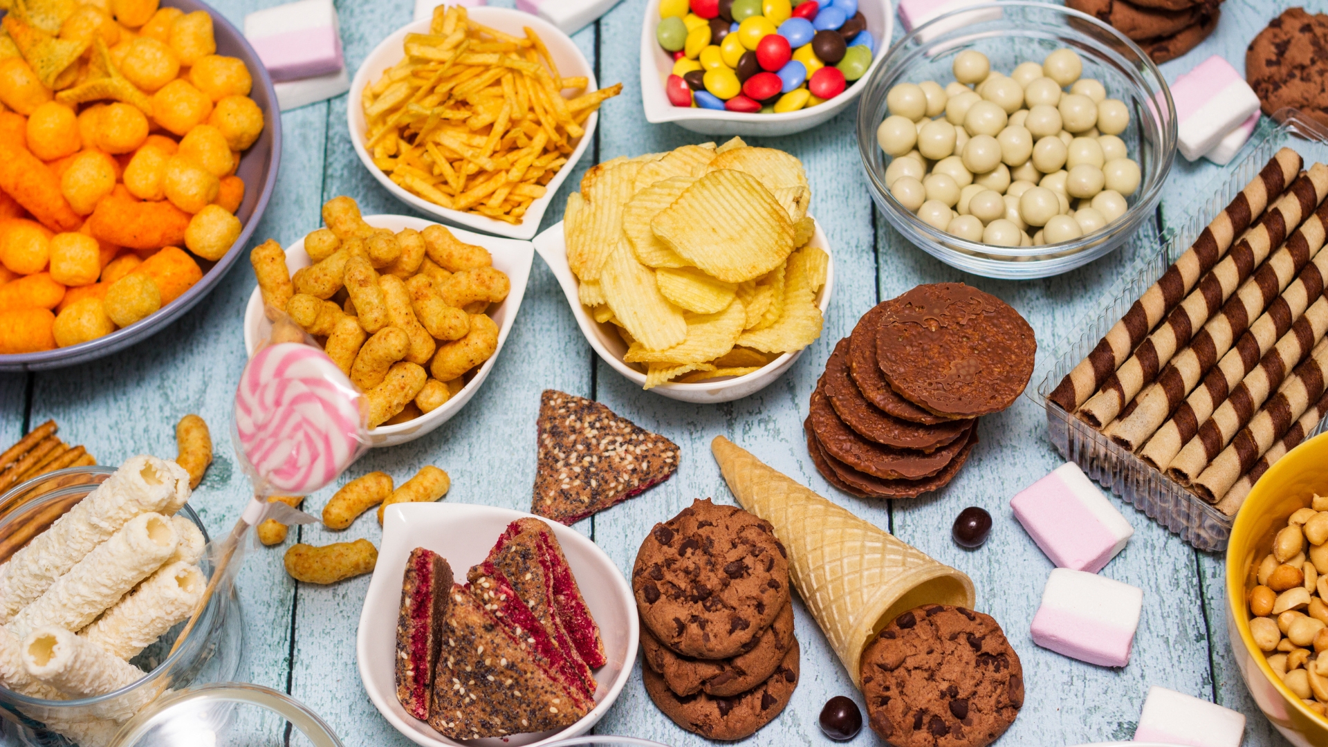 American snacks and candy