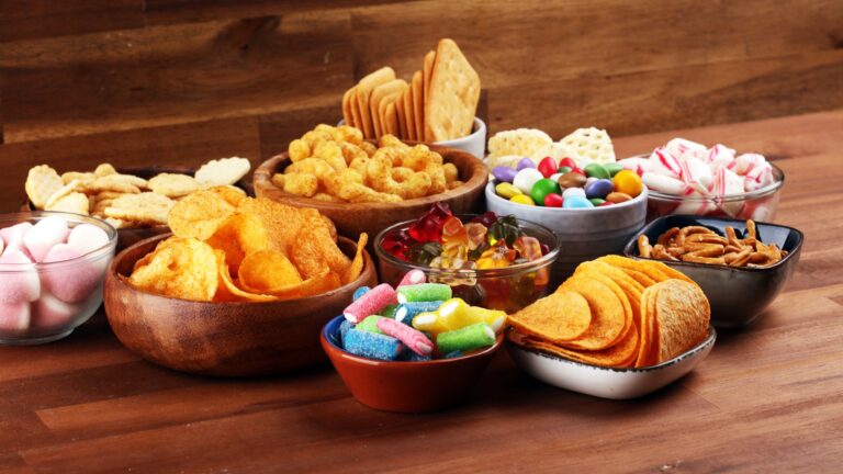 snacks and candies